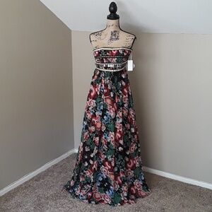 Pearl Georgina Chapman Floral Gypsy Dress